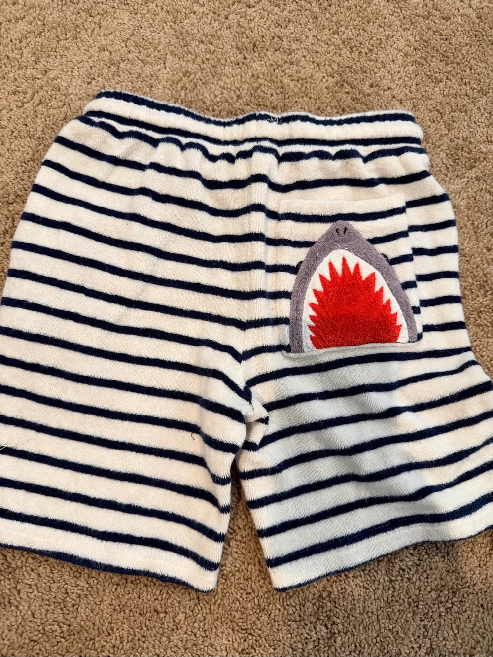 Mini Boden toweling hoodies and shorts matching set